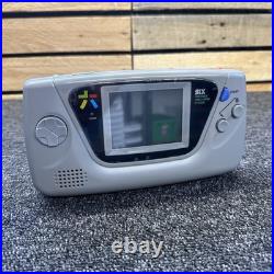 Sega Game Gear Console New IPS V5 Screen Grey Rehsell Handheld Retro VGC