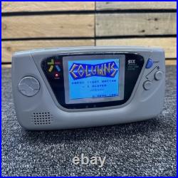 Sega Game Gear Console New IPS V5 Screen Grey Rehsell Handheld Retro VGC