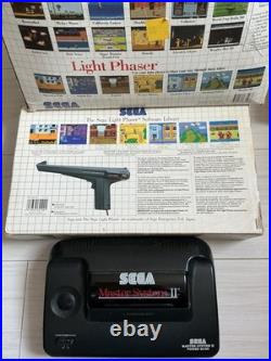 Sega Master System 2 Games Console Bundle Light Phaser Boxed Job Lot Rare Retro