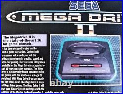 Sega Mega Drive 2 16 Bit Retro Console Boxed with 6 Cartridge Games