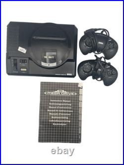 Sega Mega Drive Black Retro Vintage Video Games Console 1601-05 Sega Mega Drive Black Retro Vintage Video Games Console 1601-05