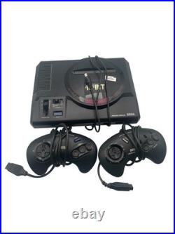 Sega Mega Drive Black Retro Vintage Video Games Console Japan HAA-2510 Sega Mega Drive Black Retro Vintage Video Games Console Japan HAA-2510