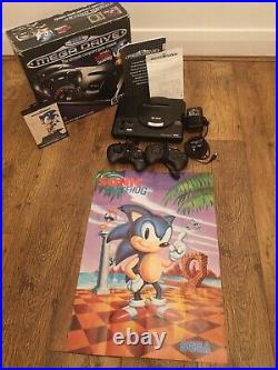 Sega Mega Drive Console Sonic UK PAL Boxed Tested Retro Gaming