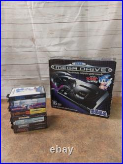 Sega Mega Drive Sonic Edition + 7 Games Retro Bundle- Console Tested + Working Sega Mega Drive Sonic Edition + 7 Games Retro Bundle- Console Tested + Working