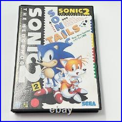 Sega Mega Drive region Japan HAA-2510 with sonic 2 genesis retro game genesis