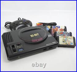 Sega Mega Drive region Japan HAA-2510 with sonic 2 genesis retro game genesis