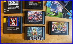 Sega Megadrive Retro Vintage 90s genesis Console Mega 11 X Games Big Bundle