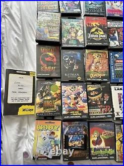 Sega megadrive bundle Two Consoles Job Lot Vintage Retro 90s Ghouls 58 Games