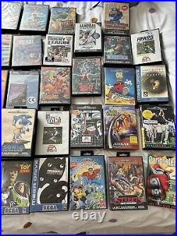 Sega megadrive bundle Two Consoles Job Lot Vintage Retro 90s Ghouls 58 Games