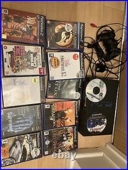 Sony PS2 PlayStation 2 Retro Fat Original CONSOLE + 12 Games +More BUNDLE