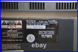 Sony PVM-1341 Trinitron Color Video Monitor RETRO AUDIO GAMING Tested Working