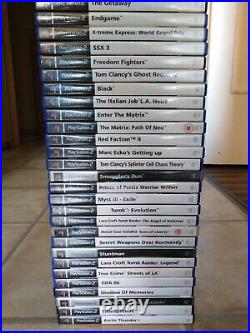 Sony PlayStation 2 console + 28 games bundle CIB huge retro cheap lot PS2 VGC