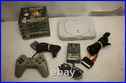 Sony Playstation 1 Ps1 Scph-102 Gaming Retro Console & Games