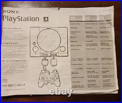 Sony Playstation One PS1 Console CIB SCPH-9001 Vintage Retro Video Game In Box