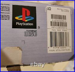 Sony Playstation One PS1 Console SCPH-7001 Vintage Retro Video Game In Box