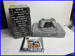 Sony Playstation ps1Bundle With 14 Games soulblade bloody roar 2 gaming retro