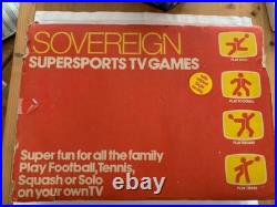 Sovereign Supersports Retro Vintage TV Games Console
