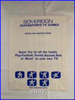 Sovereign Supersports Retro Vintage TV Games Console