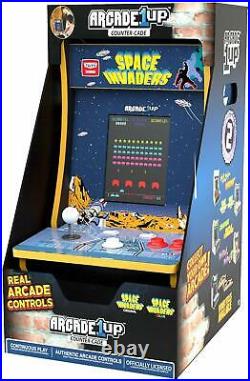 Space Invaders Arcade1UP Countercade Tabletop Design Retro Home Gaming Cabinet