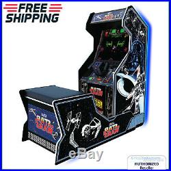 Star Wars Retro Arcade Game Home Cabinet Machine With Cushioned Chair Seat