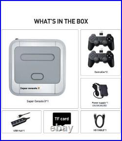 Super Console X 256gb Version Retro Game Console Tv Box Ps1/psp/n64/sega