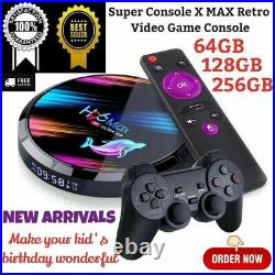 Super Console X MAX Retro Video Game Console 50000+Games PSP/PS1/N64/DC/Wii/SEGA