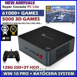 Super Console X PC Lite Mini PC 60000+Games Retro Video Game Console PS2/N64/Wii