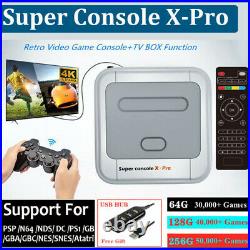 Super Console X Pro 4K WiFi 50000+ Games HD Retro TV Box Video Game Console NDS