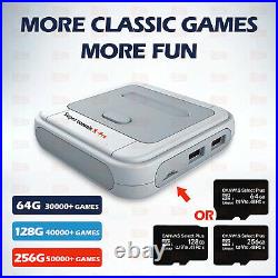 Super Console X Pro 50,000+ Retro Game Console Wireless Controllers 64/128/256Gb