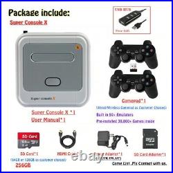 Super Console X Retro Mini WiFi 4K HDMI TV Video Game Console For PS1/N64/DC HD