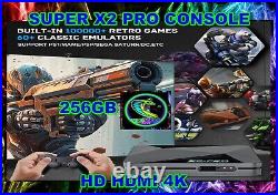 Super Console X2 Pro Hdmi 4k Android Retro Gaming System + Tv Box (256gb)