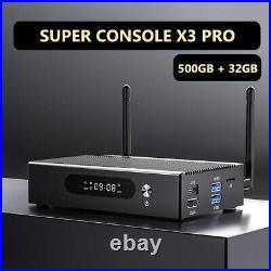 Super Console X3 Pro (500gb+) 8k Retro Games Console Smart Tv Box