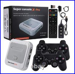 Super Game Console X Pro Retro Video 128GB 41000+ Game WiFi 4KHD TV 2Controllers