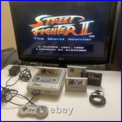 Super Nintendo Console Bundle! Controller, 4 Games All Leads! VGC Retro Gaming Super Nintendo Console Bundle! Controller, 4 Games All Leads! VGC Retro Gaming
