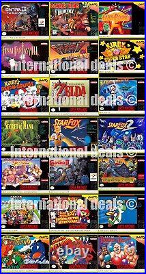 Super Nintendo Entertainment System SNES Classic Retro Console With 21 Games