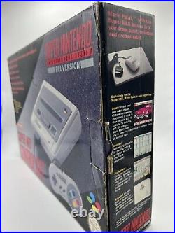 Super Nintendo SNES (Box Only) Super NES Control Set Retro Gaming Collectors