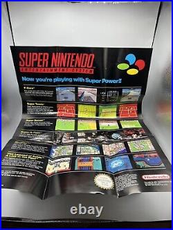 Super Nintendo SNES (Box Only) Super NES Control Set Retro Gaming Collectors