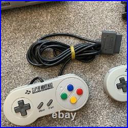 Super Nintendo SNES Console Controller Vintage Retro Video Game System