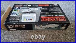 Super Nintendo snes Console Mario World Boxed edition with Game Cart Retro