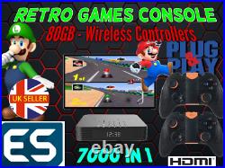 Super Retro Games Console V1 Plug & Play Arcade Machine, HDMI 7000 IN 1