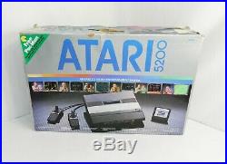 TESTED Atari 5200 Video Game Console System Bundle with 12 Games & Box retro lot