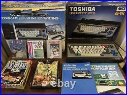 Toshiba HX-10 MSX Vintage Retro Computer Games Console Bundle! Boxed