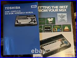 Toshiba HX-10 MSX Vintage Retro Computer Games Console Bundle! Boxed