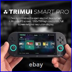 Trimui Smart Pro Handheld Game Console White Retro Pocket 4.96'' IPS Linux RGB