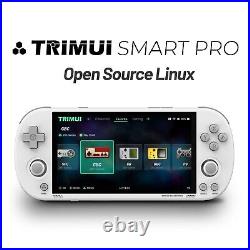 Trimui Smart Pro Handheld Game Console White Retro Pocket 4.96'' IPS Linux RGB