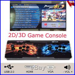 UK 3188 In 1 Pandora 12S Box Retro 2 Players Arcade Console 3D&2D games UK Plug