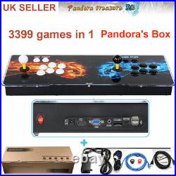 UK SELLER 3399 Games Pandora's Box Retro 3D HD USB Video Arcade Console Aldults