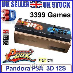 UK SELLER 3399 Games Pandora's Box Retro 3D HD USB Video Arcade Console Aldults