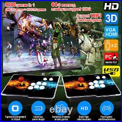 UK SELLER 8000 Games Pandora's Box WiFi Retro 3D HD Video Arcade Console 2 Panel