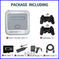 UK Super Console X Pro 50,000+ Retro Game Console Wireless Controllers 256G